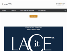 Tablet Screenshot of laceit.com